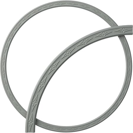 Ekena Millwork 39-in. OD x 35 1/2-in. ID x 1 3/4-in. W x 1/2-in. P Sofia Ceiling Ring Kit CRK39SI